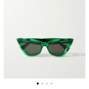New Bottega Venetia Green Sunglasses